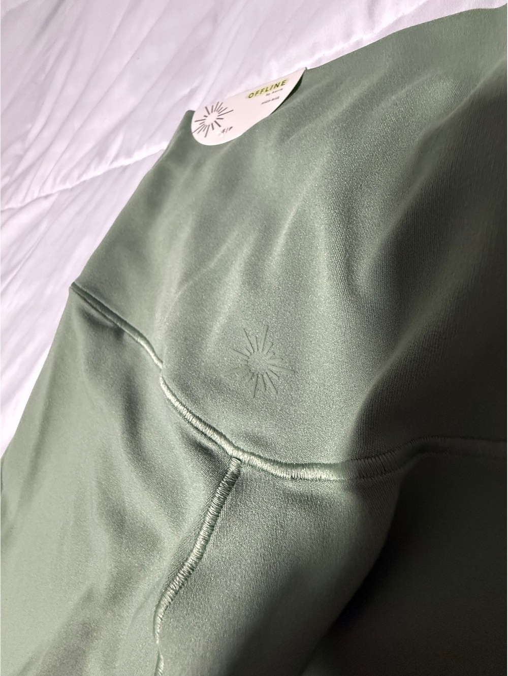 Offline by Aerie High-Rise Leggings in Sage Green, Size S/P - Picture 4 of 5